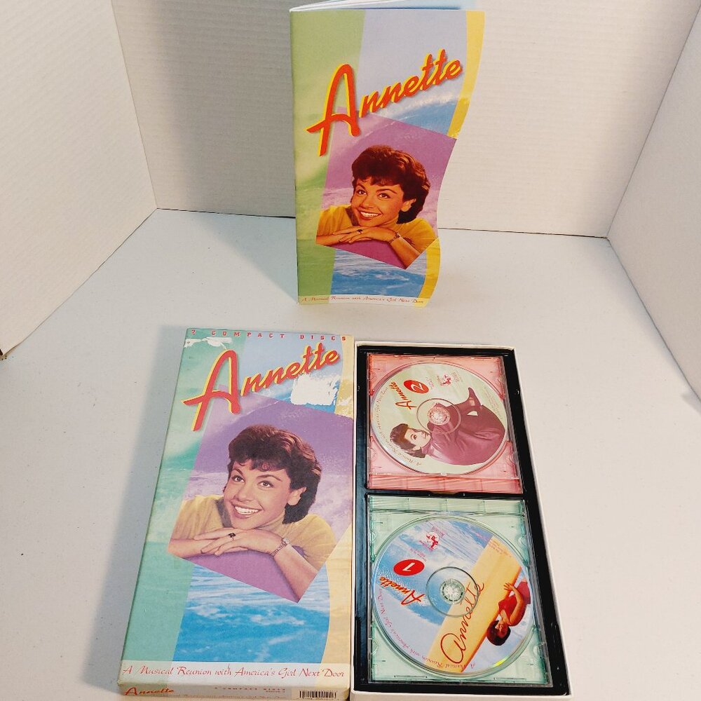 Annette ~ A Musical Reunion with America's Girl Next Door ( 2 CD's, 1993) tested